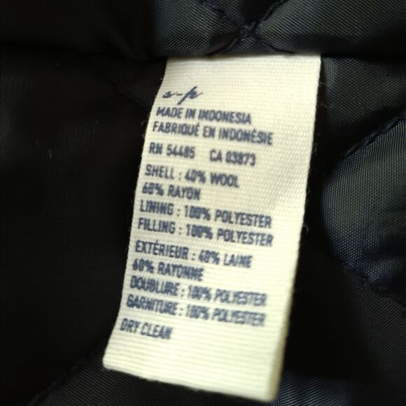 American Eagle Plaid Wool Pea Coat - Picture 5 of 6